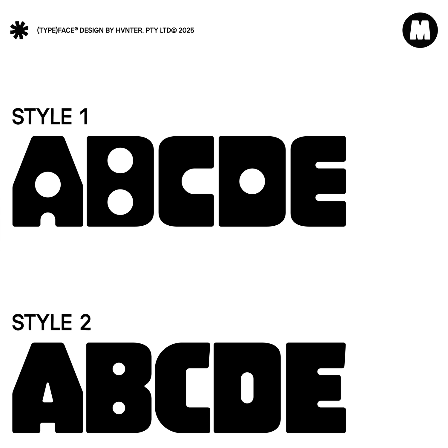 Moab Typeface — hvnter.net